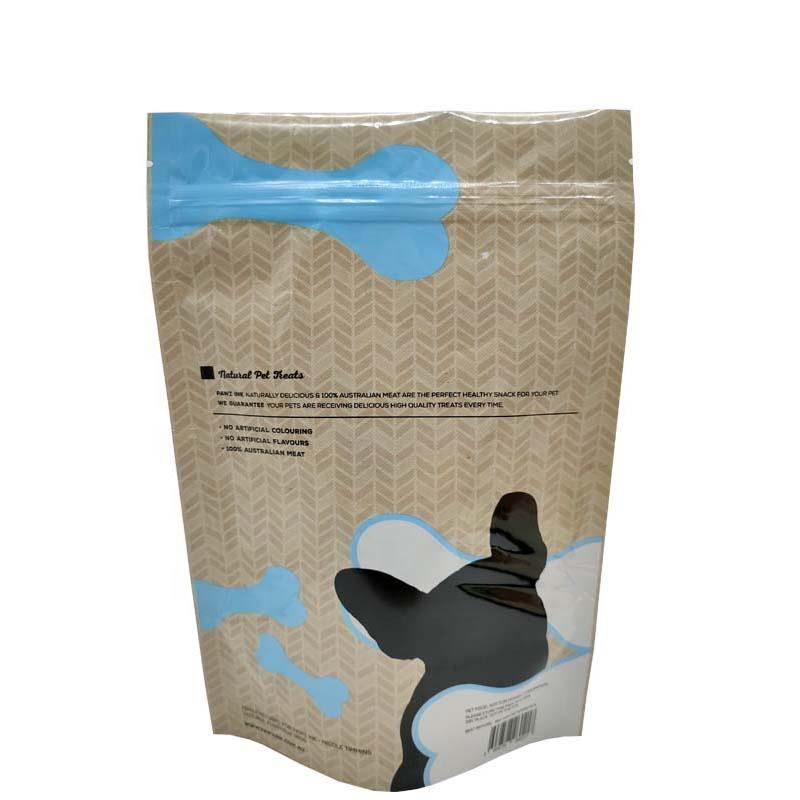 stand up dog food packaging pouch